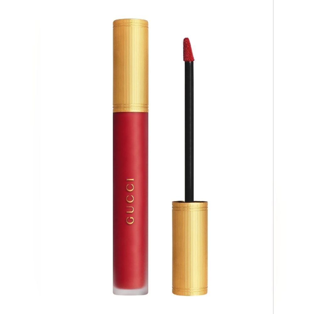 Gucci Transfer-Proof Matte Liquid Lip Colour In GOLDIE RED 25 💋NEW IN BOX💋